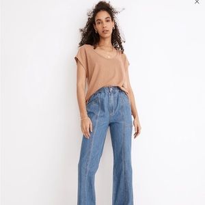 Madewell Denim Pull-On Loose Flare Jeans - Size Medium - Worn once